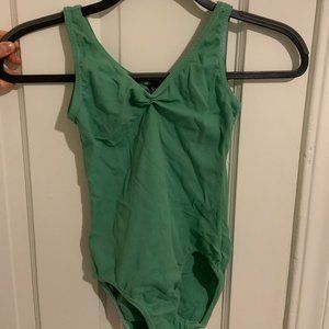 Capezio green leotard S